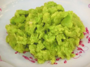 そら豆のマッシュ
