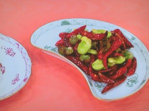 そら豆のピリ辛さんしょう風味揚げ