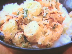 シラスのかき揚げ丼