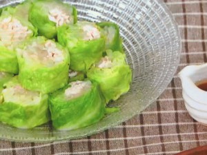 もやしのキャベツ巻き