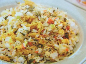 鮭と卵の茶ー飯(チャーハン)