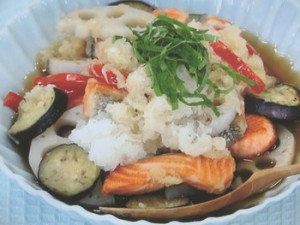 さけと野菜のおろし煮