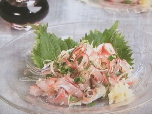 あじの薬味あえ