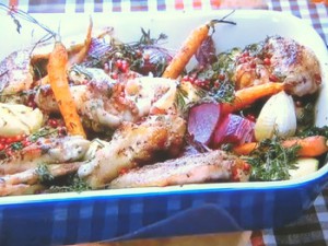 もこみち流 チキンウイングと野菜のオーブン焼き