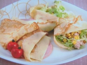 サラダ・クレープ