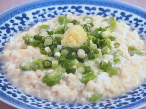 そら豆とホタテの蒸しもの