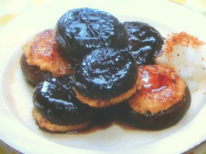 肉詰めしいたけの照り焼き