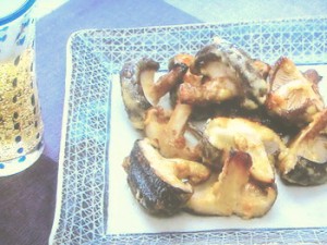 しいたけのみそマヨネーズ焼き
