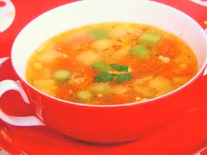そうめんミネストローネ
