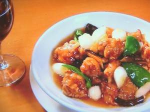 減塩 酢豚
