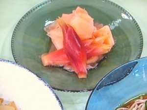 新しょうがとみょうがの甘酢漬け