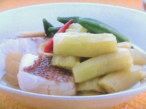 白身魚と野菜の塩煮