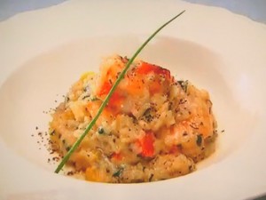 もこみち流 シュリンプとパプリカのリゾット