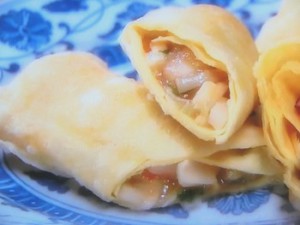 海鮮卵春巻き