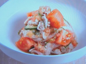 トマト豚しゃぶ