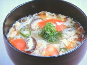 トマトにゅうめん