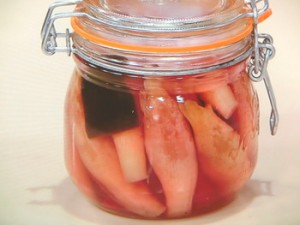 和風みょうがの甘酢漬け