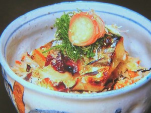 焼きサバ丼