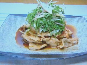 もこみち流 さっぱりみょうが大葉入り 豚のしょうが焼き
