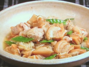 鶏肉と車麩の煮もの