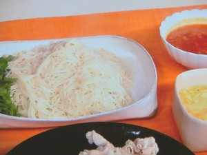 卵チリそうめん