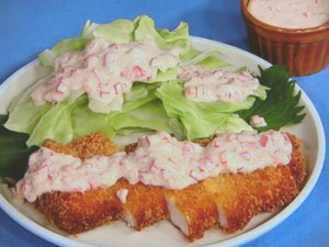 やわらか豚カツのヨーグルトタルタル