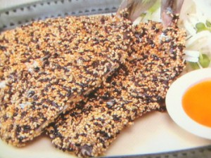 いわしのゴマ衣焼き