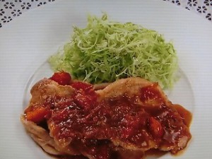 豚肉のトマト生姜焼き