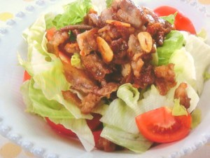 豚バラのカリカリドレッシング