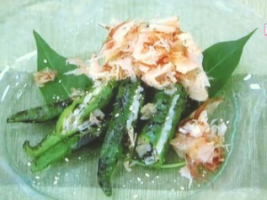 京の夏!万願寺とうがらしの香りずし