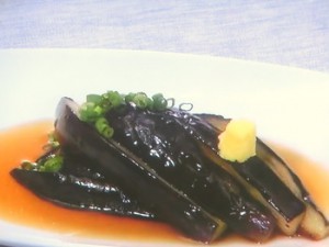 なすびの揚げびたし