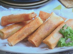 じゃが芋とコンビーフのカリカリカレー春巻き