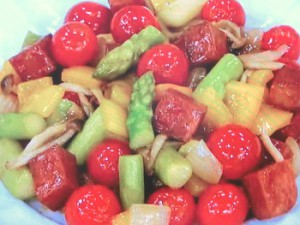 野菜の蒸し煮 甘酢味