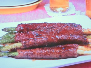 アスパラつくね
