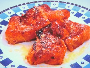 野菜ジュースのフレンチトースト