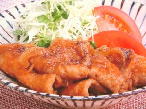 豚肉のショウガ焼き