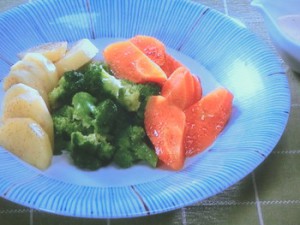 オリーブ油の蒸し野菜サラダ
