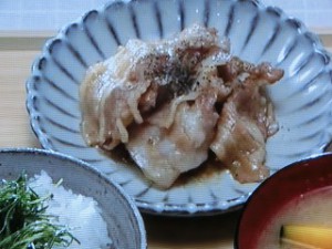豚バラの照り煮
