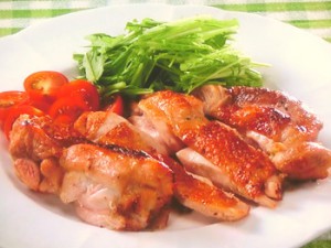 鶏もも肉の柚子こしょう焼き