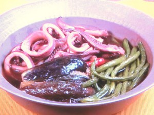 いかとなすの煮もの