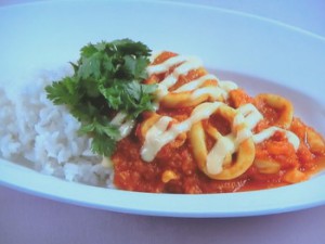 いかのトマトカレー