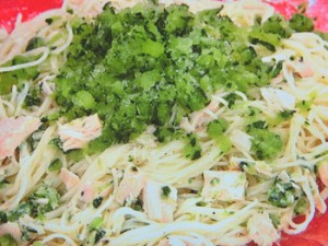 きゅうりの冷え冷えパスタ