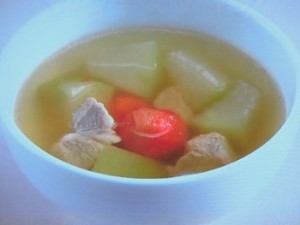 豚肉と冬瓜のスープ