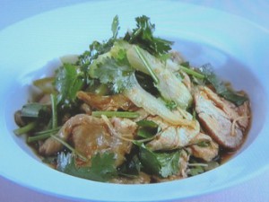 豚ヒレ肉のガーリック醤油