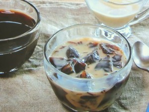 寒天コーヒーゼリ ー