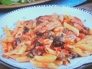 いわしのトマトパスタ
