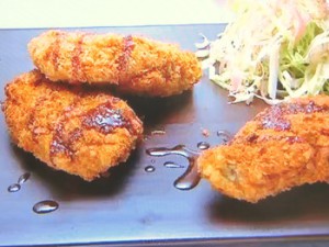 もこみち流 アジとエビのすり身フライ
