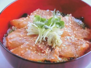 鯛のごま漬け丼