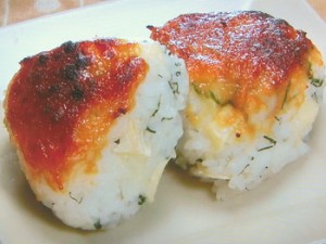 オリゴ味噌の焼きオニギリ