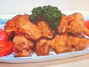 鶏手羽先の香り揚げ